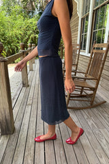 Sephira Polka Dots Midi Skirt