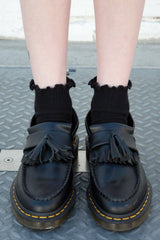 Ruffle Ribbed Socks