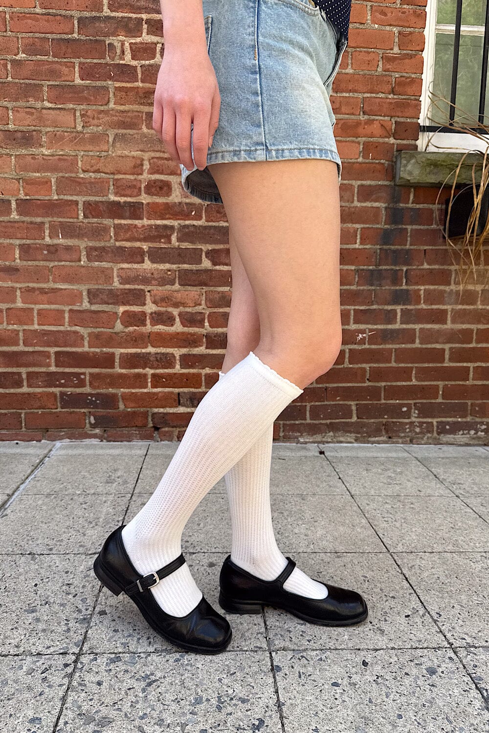 White Long Socks