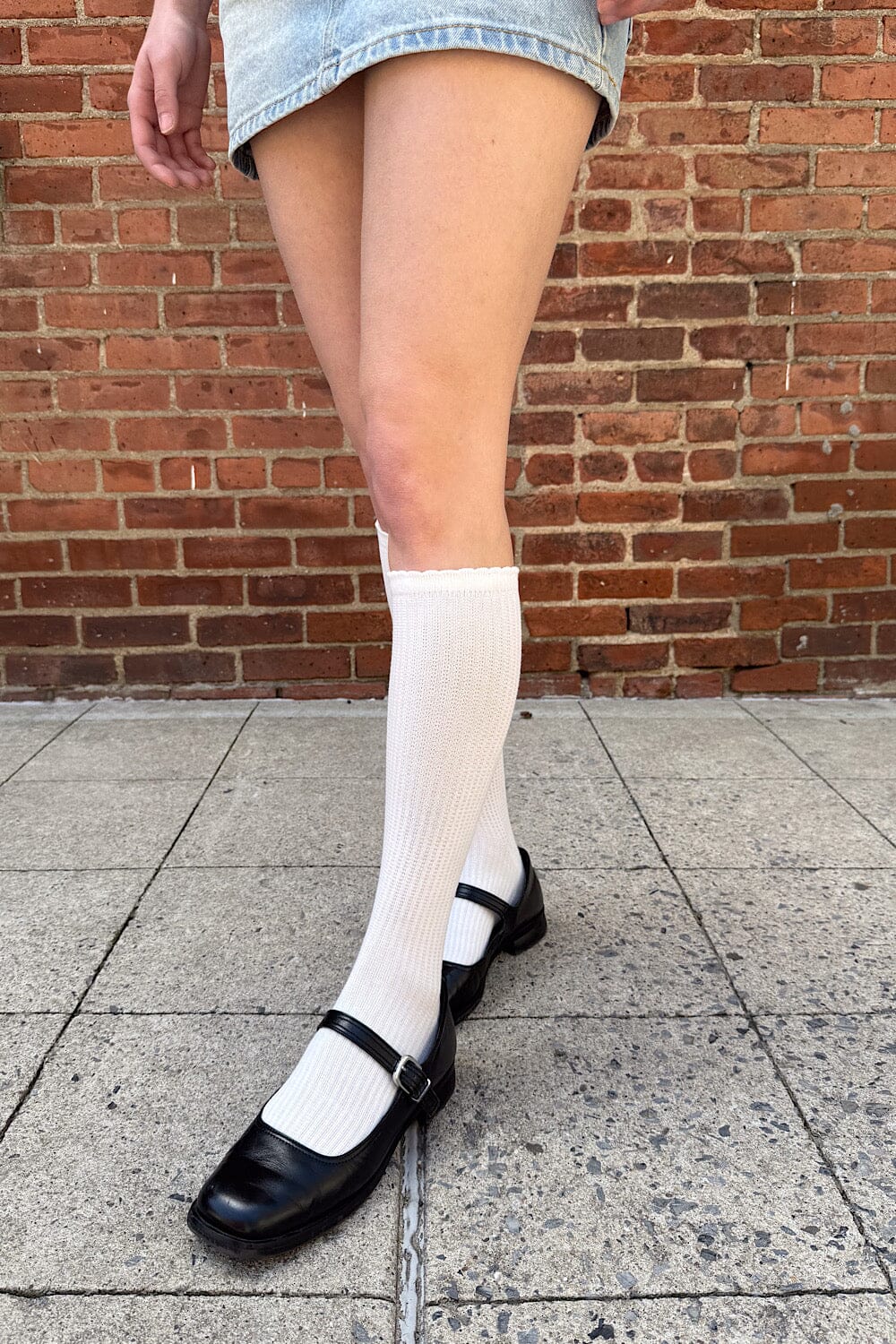 White Long Socks