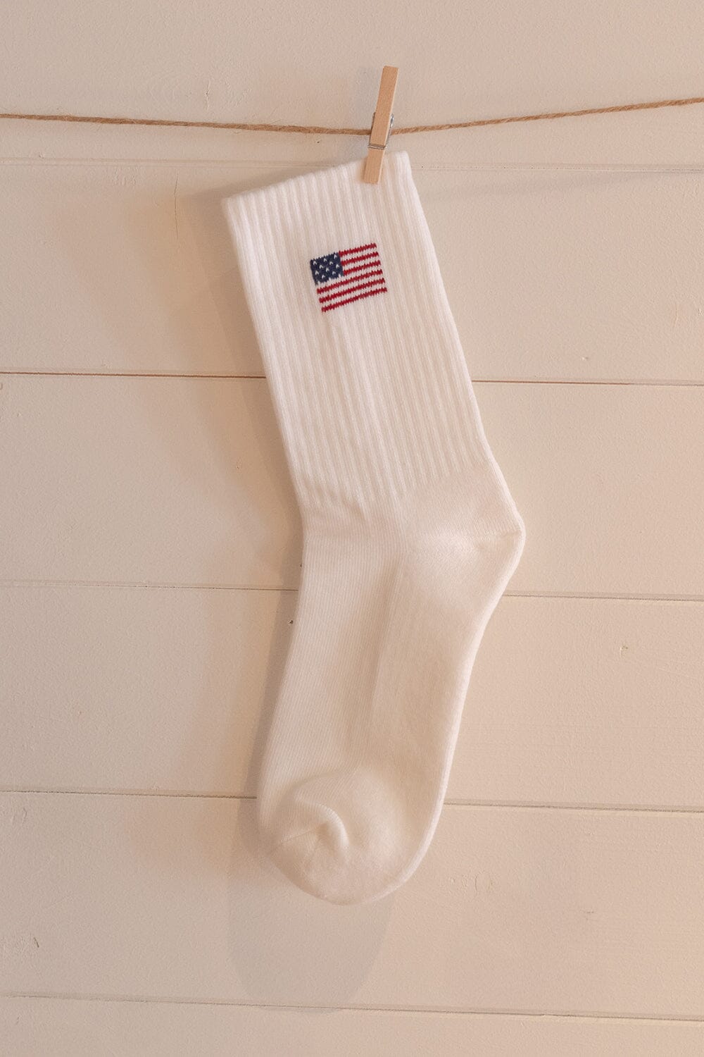 American Flag Crew Socks