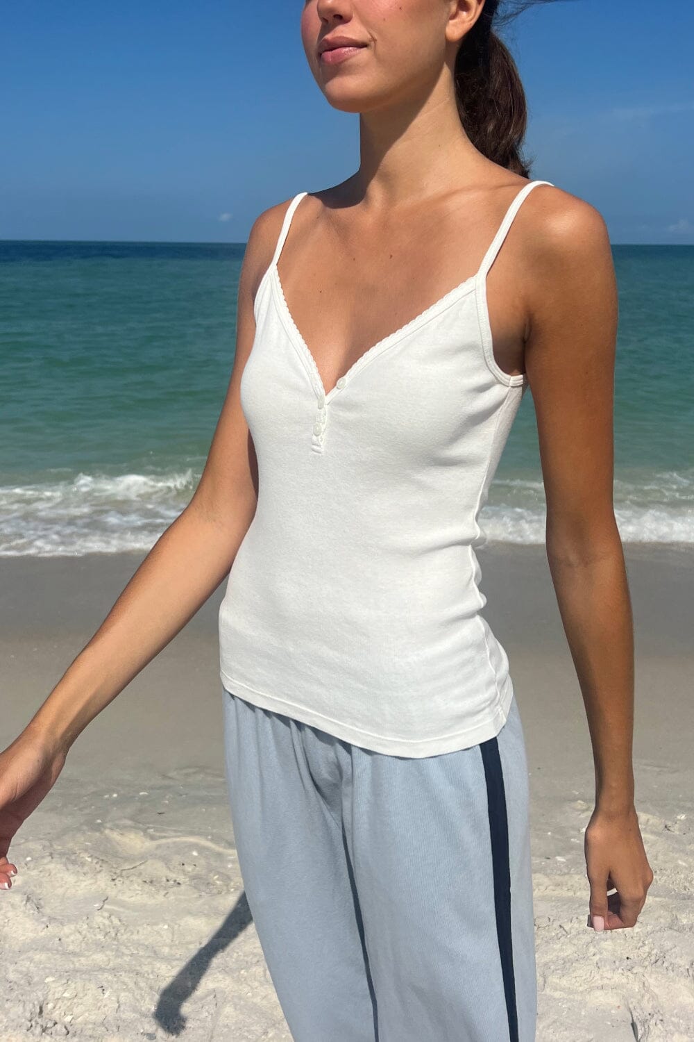 Lorene Button Top