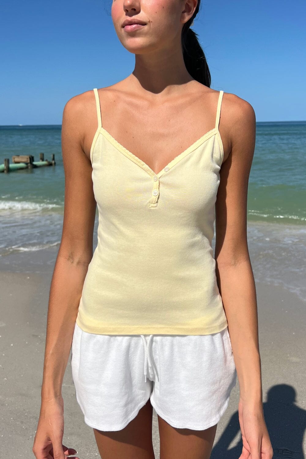 Lorene Button Top