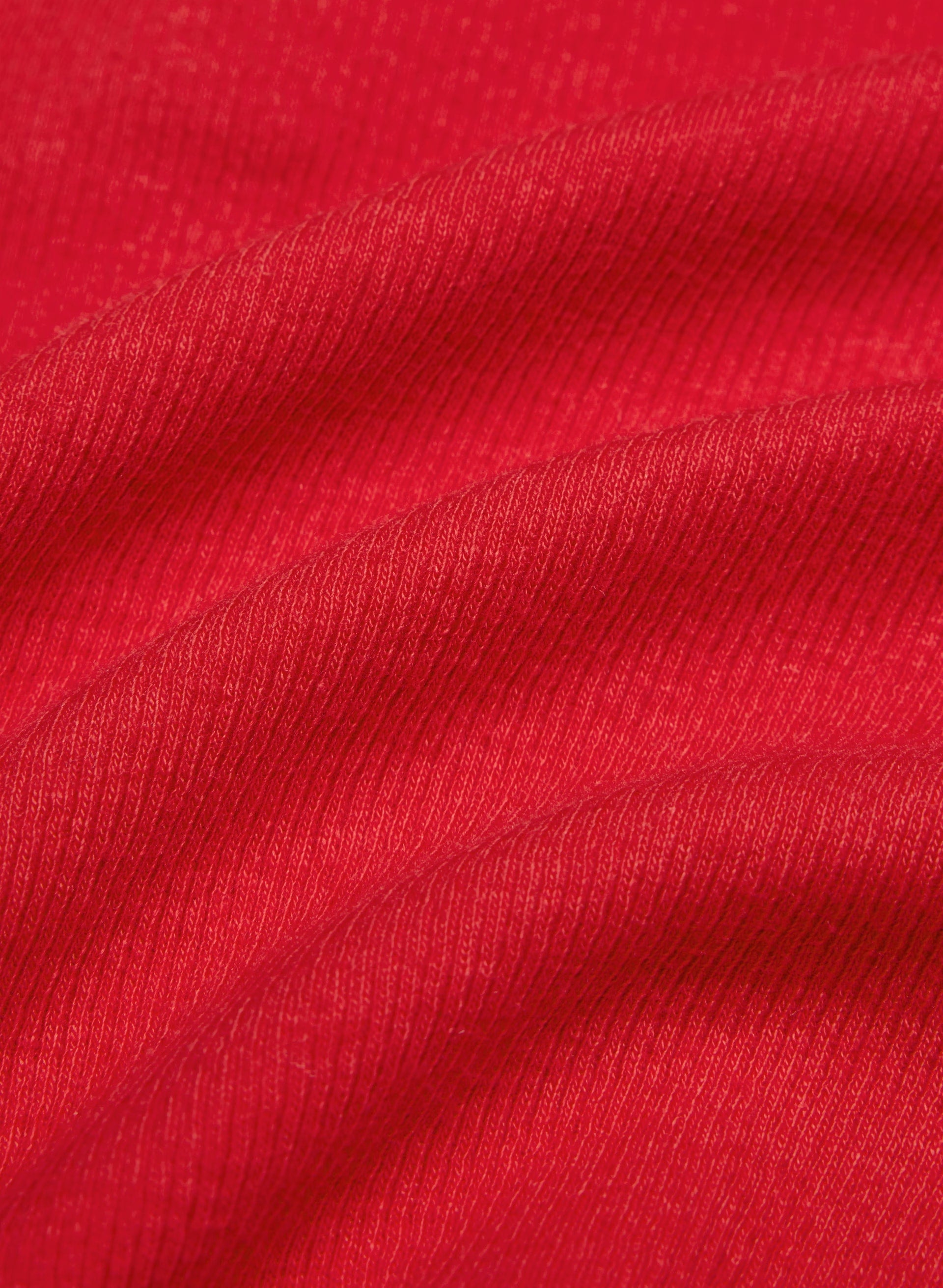 HomeStretch™ Rib Acoustic Henley - FLASHING RED