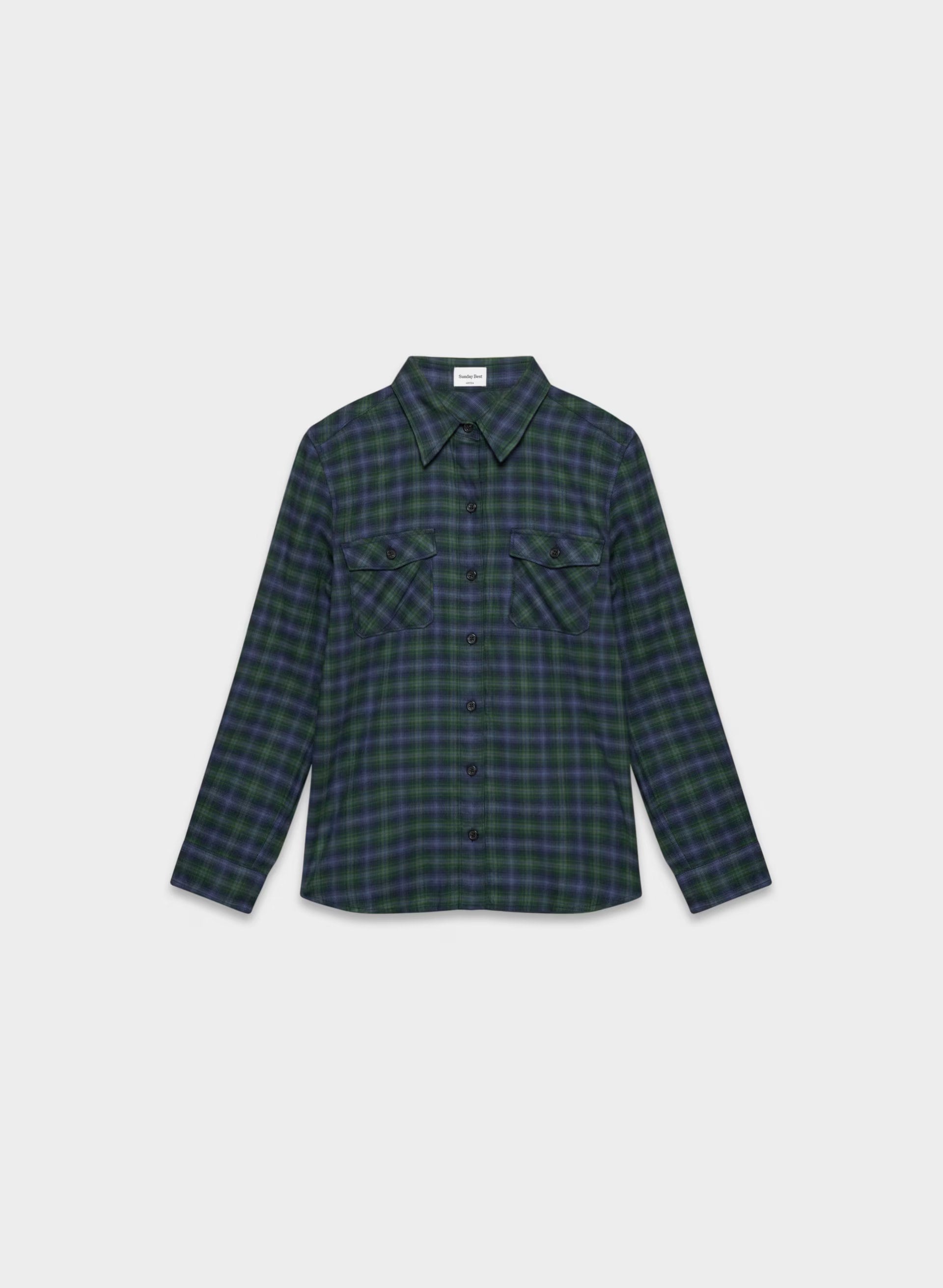 Maple Shirt - ANDERS CHK ADML/SCARAB