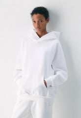 Cozy Sweatfleece Mega Raglan™ Hoodie - WHITE