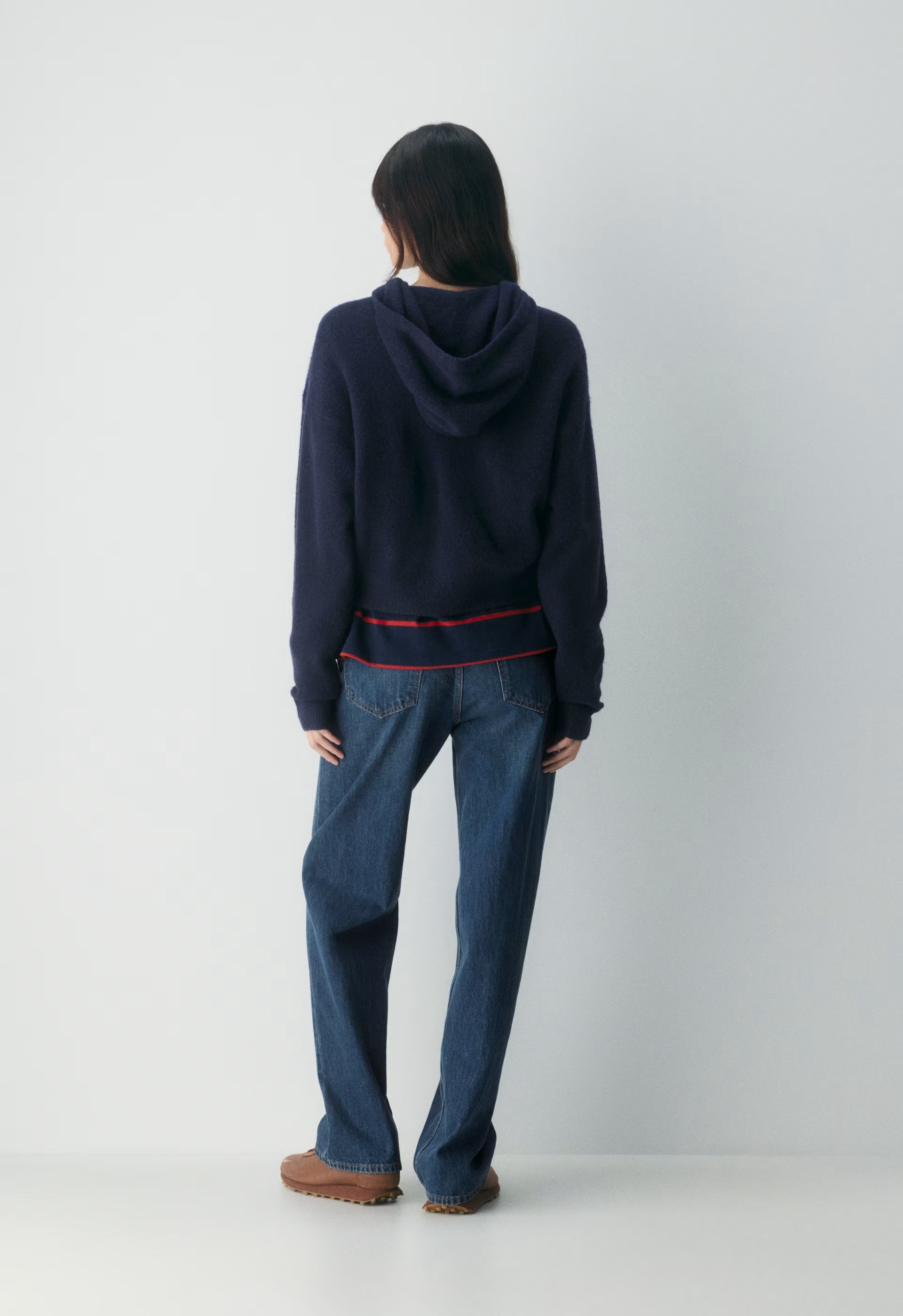 Peyton Zip Hoodie - PURE INDIGO