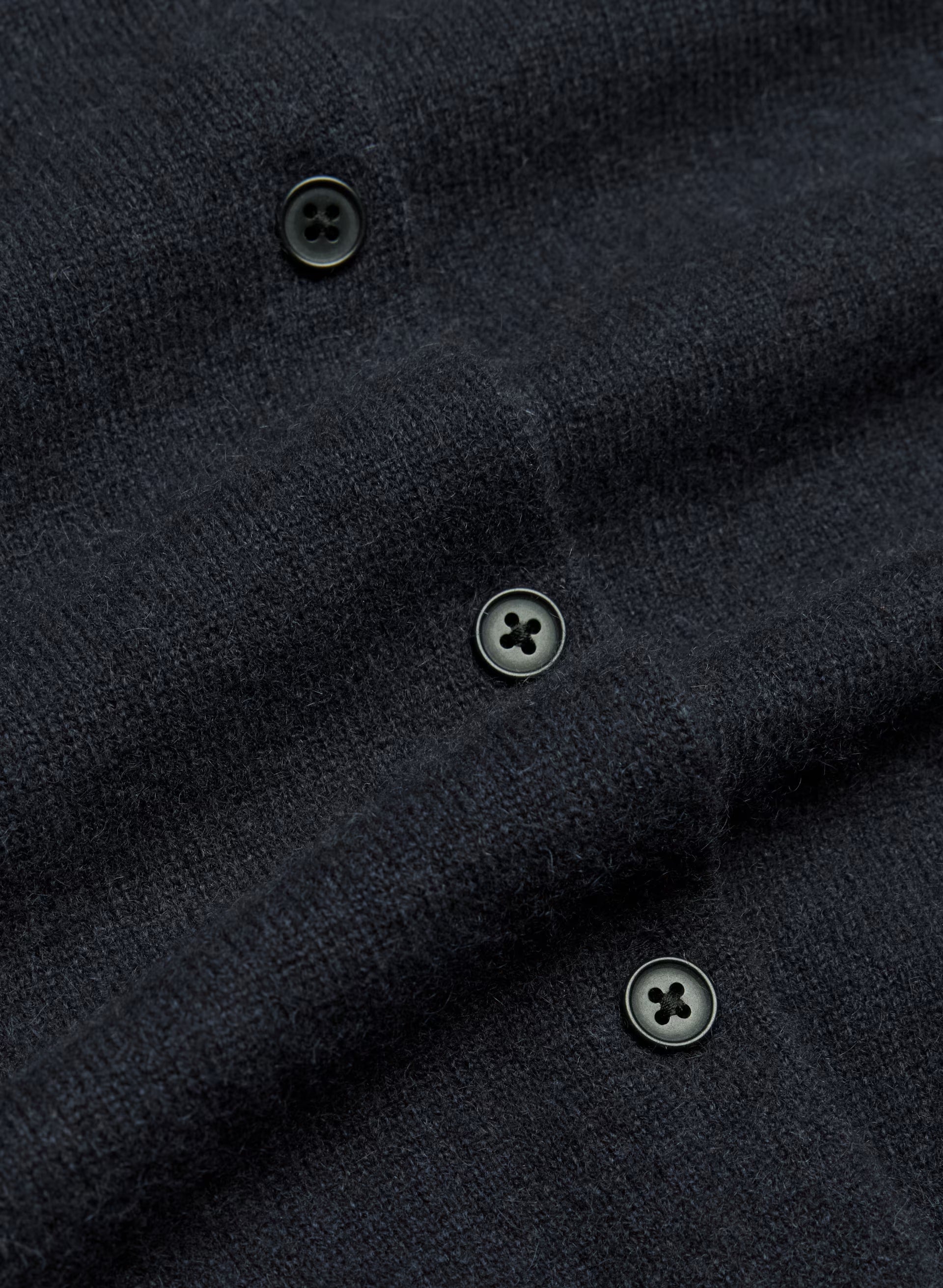 Bare Cashmere Noteworthy Cardigan - DARK NIGHT NAVY