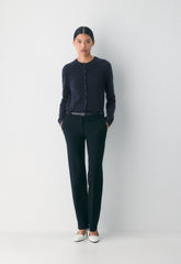 Bare Cashmere Noteworthy Cardigan - DARK NIGHT NAVY