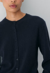 Bare Cashmere Noteworthy Cardigan - DARK NIGHT NAVY