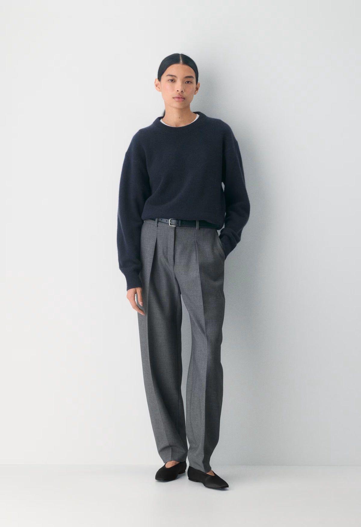 Essential Cashmere Relic Sweater - DARK NIGHT NAVY