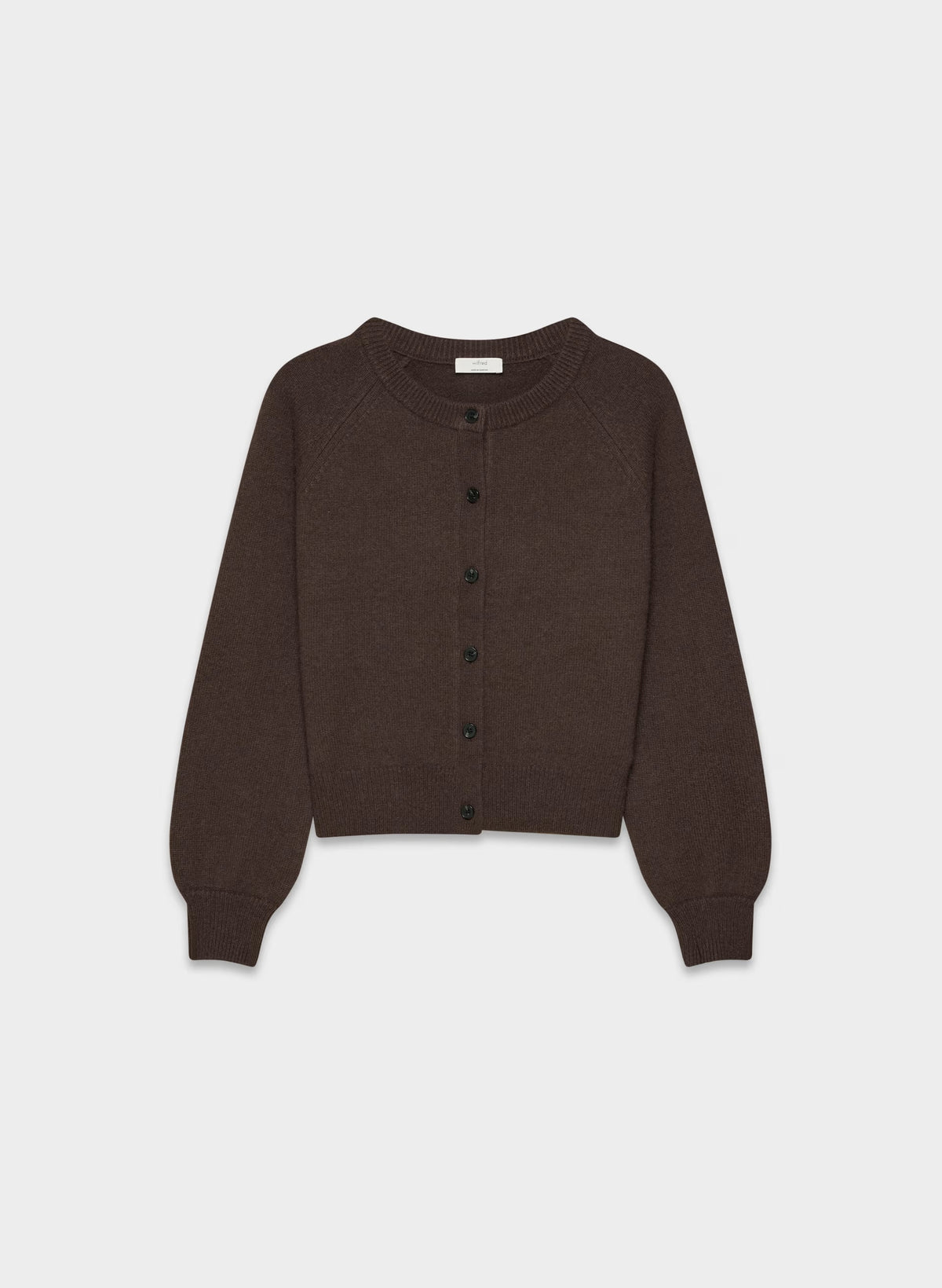 Essential Wool Cashmere London Cardigan - RICH MOCHA BROWN