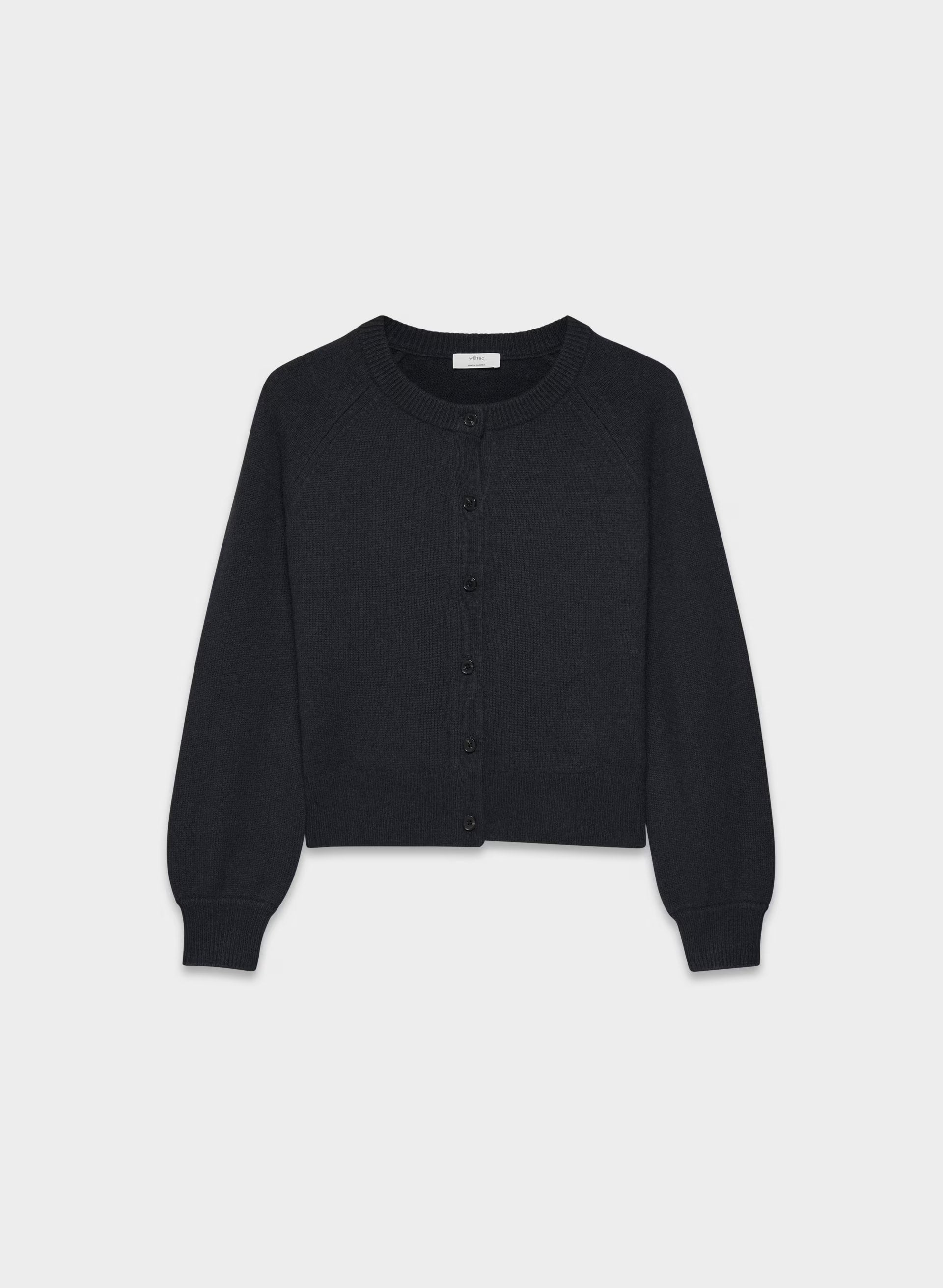 Essential Wool Cashmere London Cardigan - DARK NIGHT NAVY