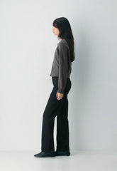 Essential Wool Cashmere London Cardigan - HEATHER CHARCOAL