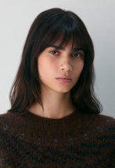 Harlow Sweater - DARK BROWN /MULTI