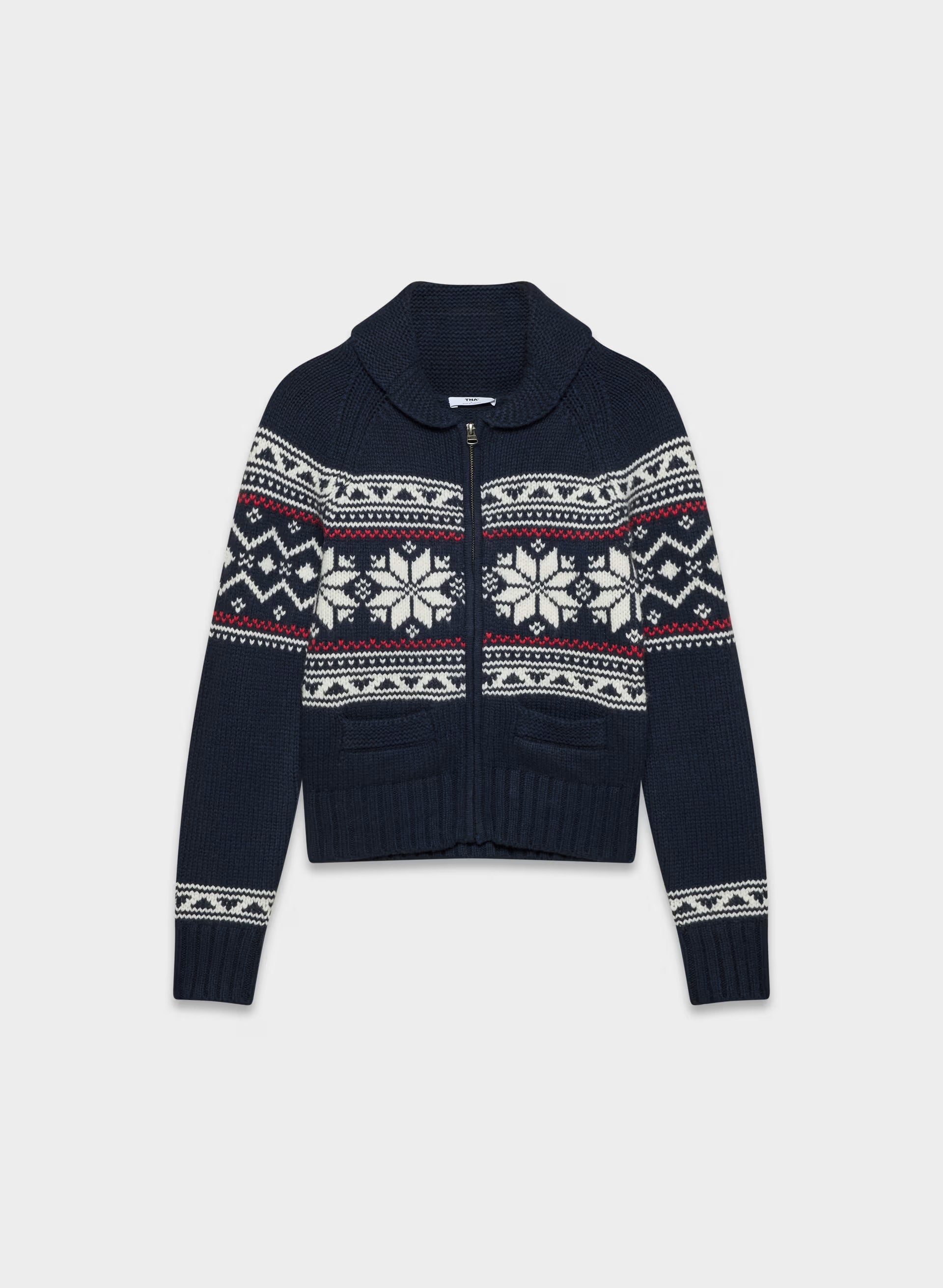 Echo Zip-Up - ADMIRAL/ WHISPER WHT