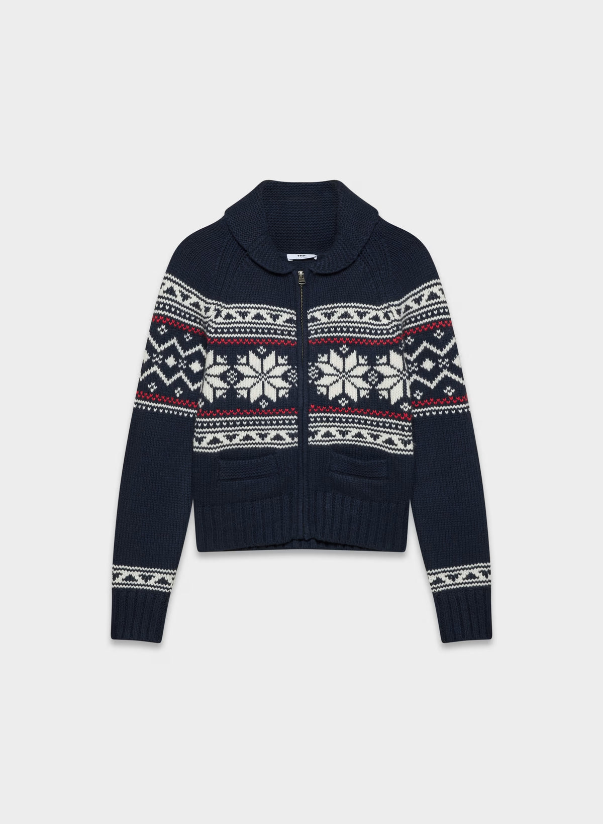 Echo Zip-Up - ADMIRAL/ WHISPER WHT