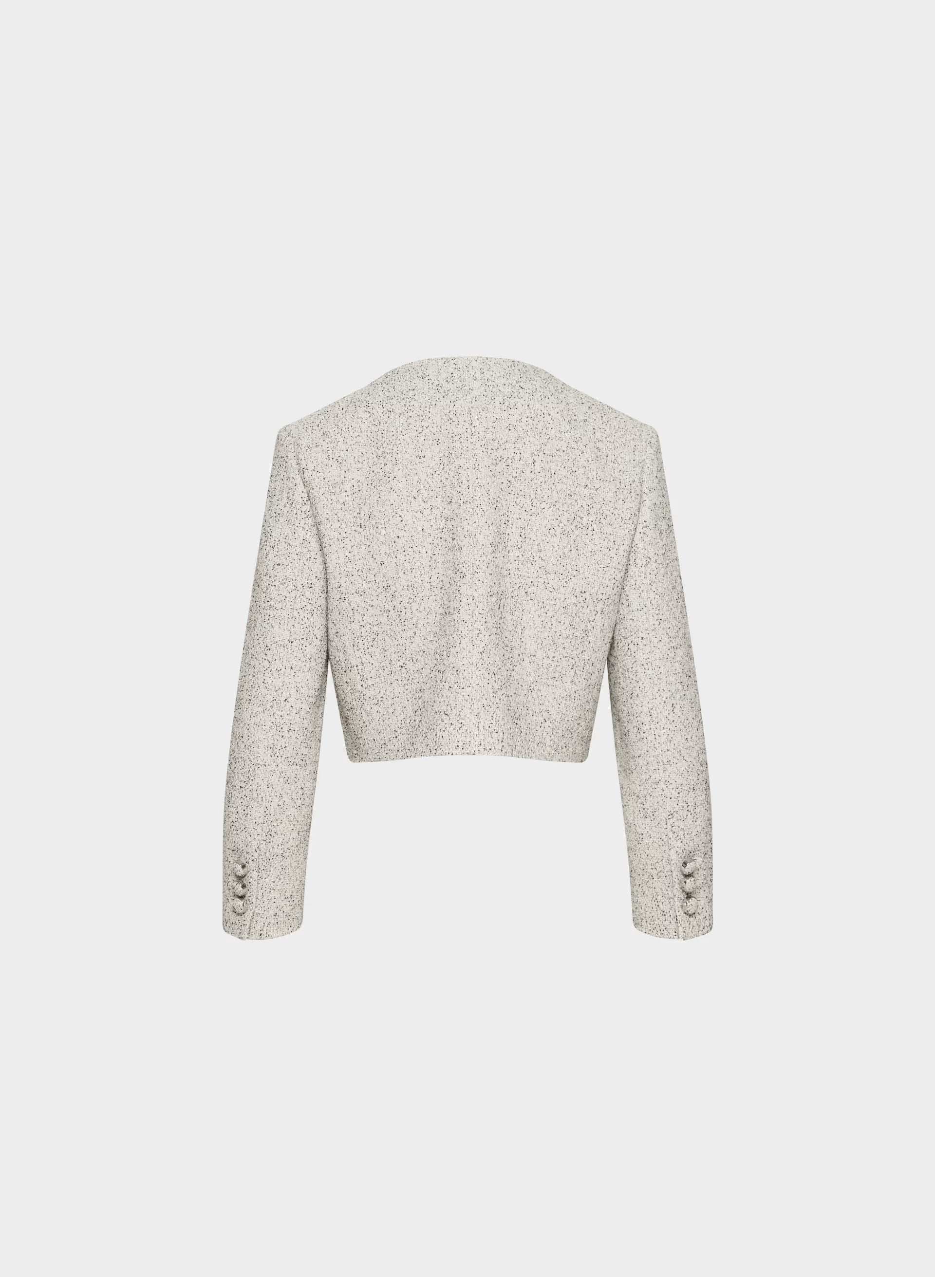 Acquire Jacket - Tweed - ECRU/BLACK