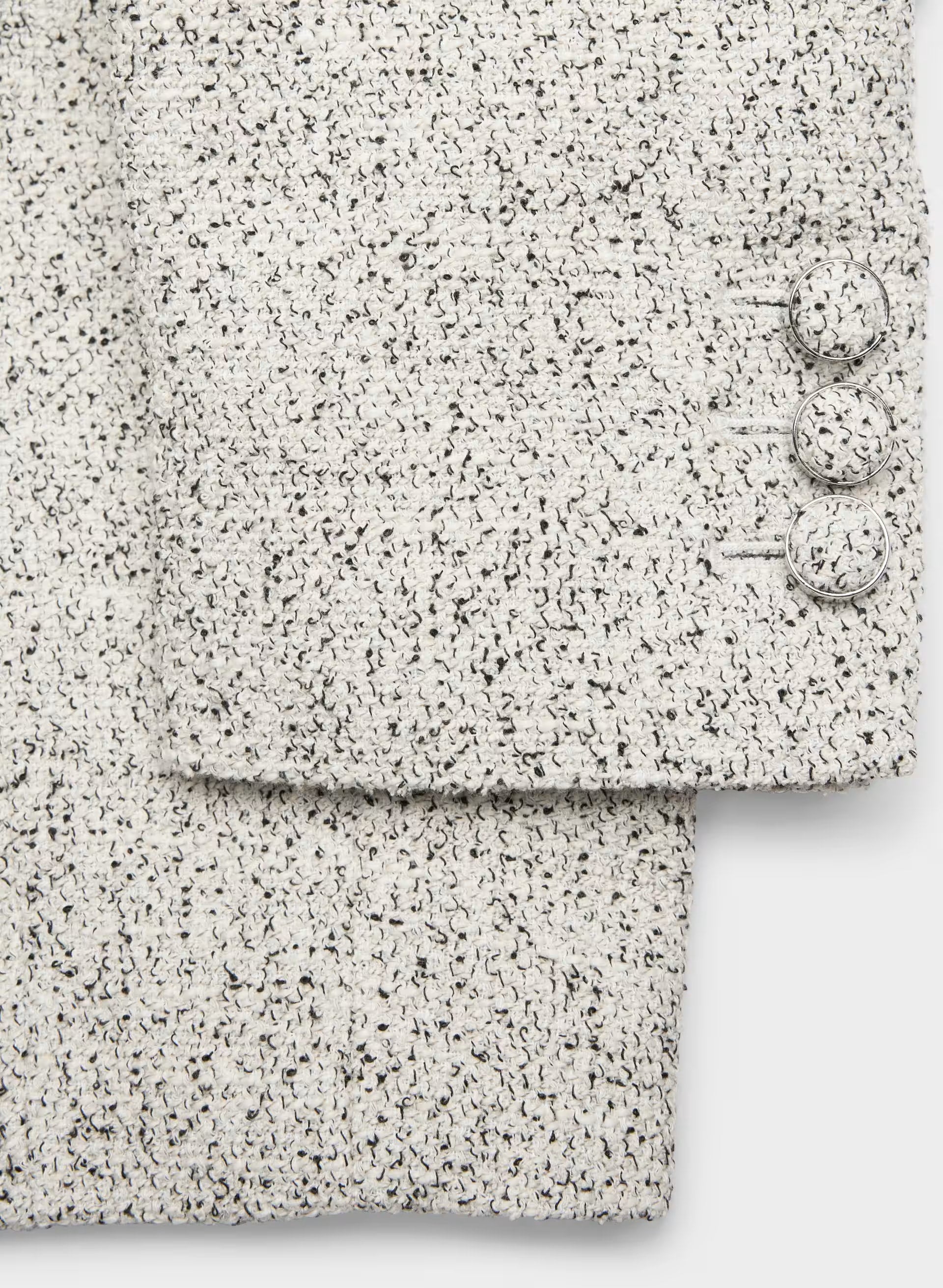 Acquire Jacket - Tweed - ECRU/BLACK