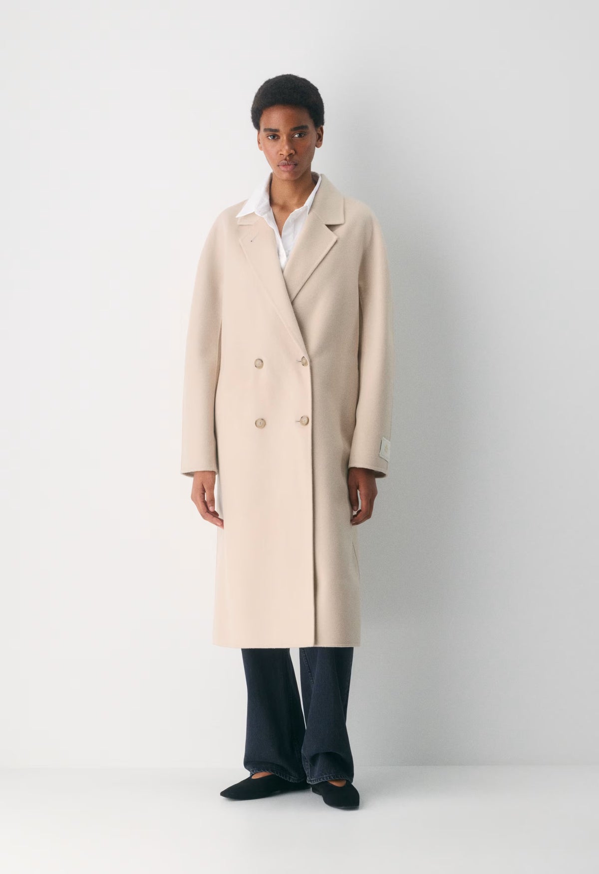 The Slouch™ Double-Faced Coat - Luxe (Re)Wool - MARCONA BEIGE