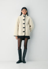 June Coat - BIRCH/BLACK