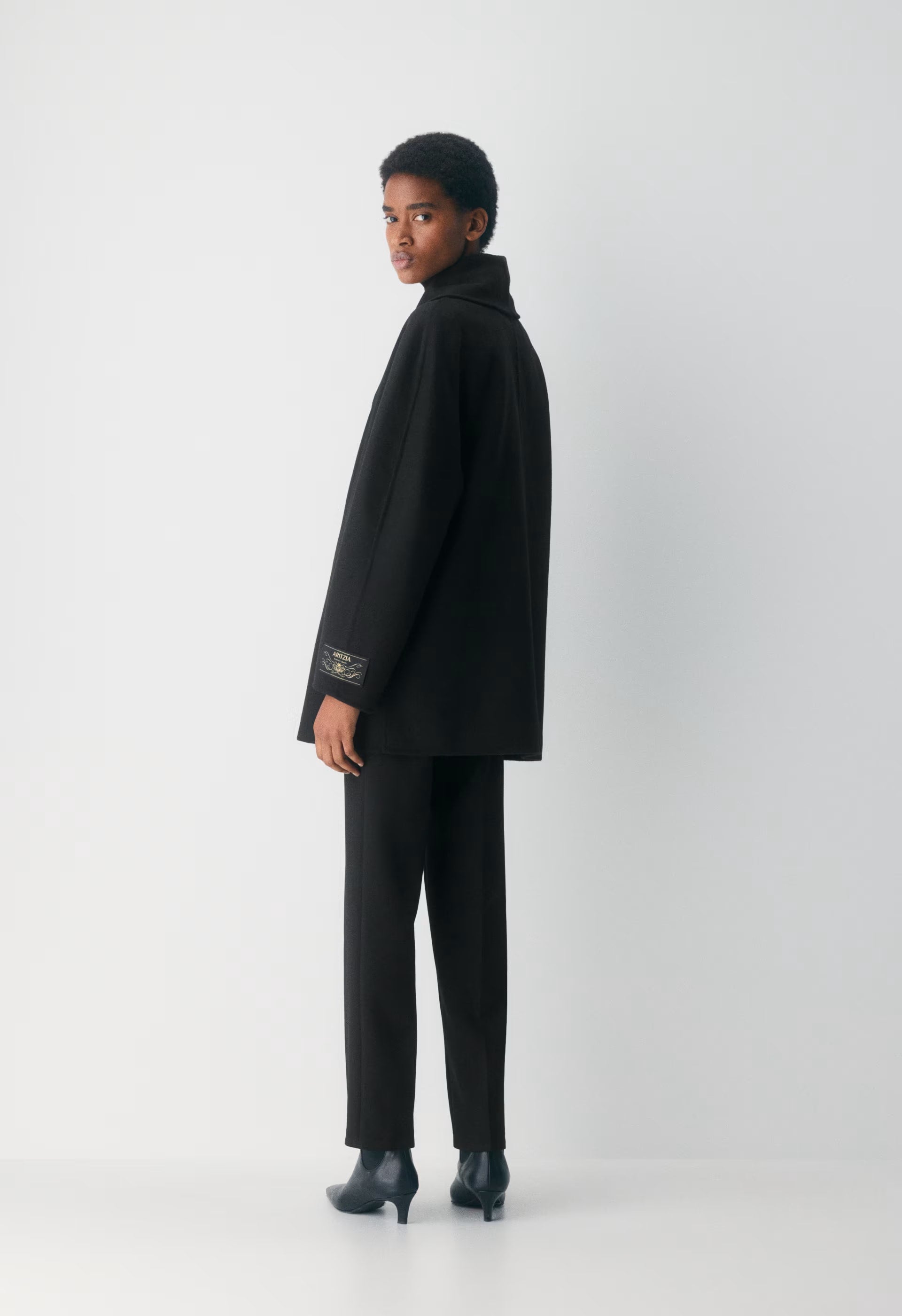 The Mezzanine Double-Faced Coat - Luxe (Re)Wool - HEATHER CARRARA GREY