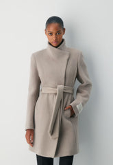 The Connor Coat - Soft Wool Cashmere - HEATHER WARM TAUPE