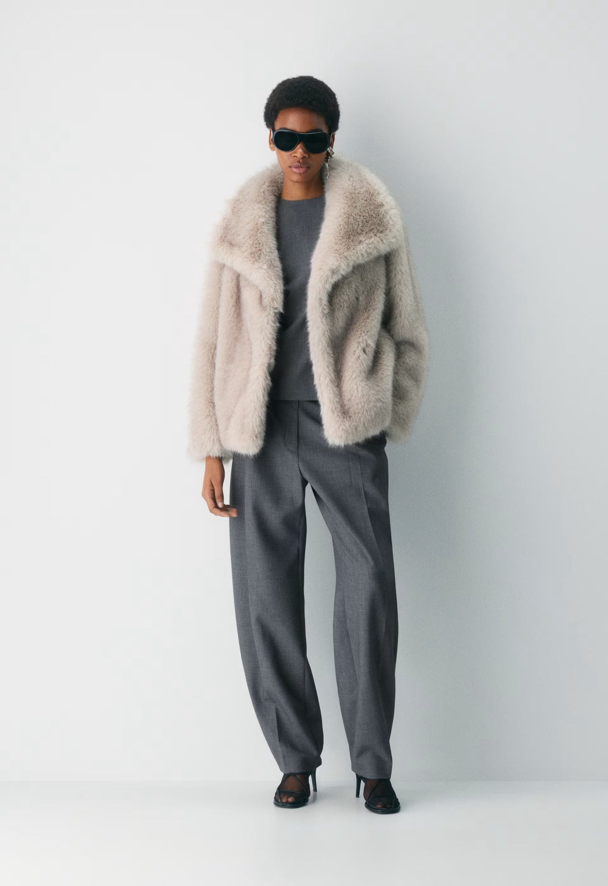 St. Moritz Coat - Arctic Faux Fur - NATURAL BEIGE