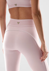 LIFE Tiebreak Hi-Rise 26" Legging - DUSTY PINK/WHITE