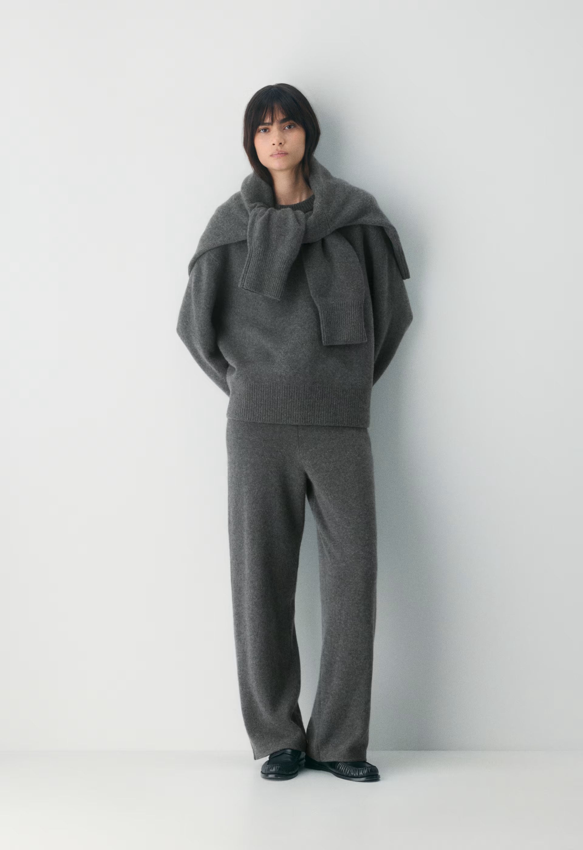 Essential Cashmere Appraisal Pant - HEATHER CHARCOAL