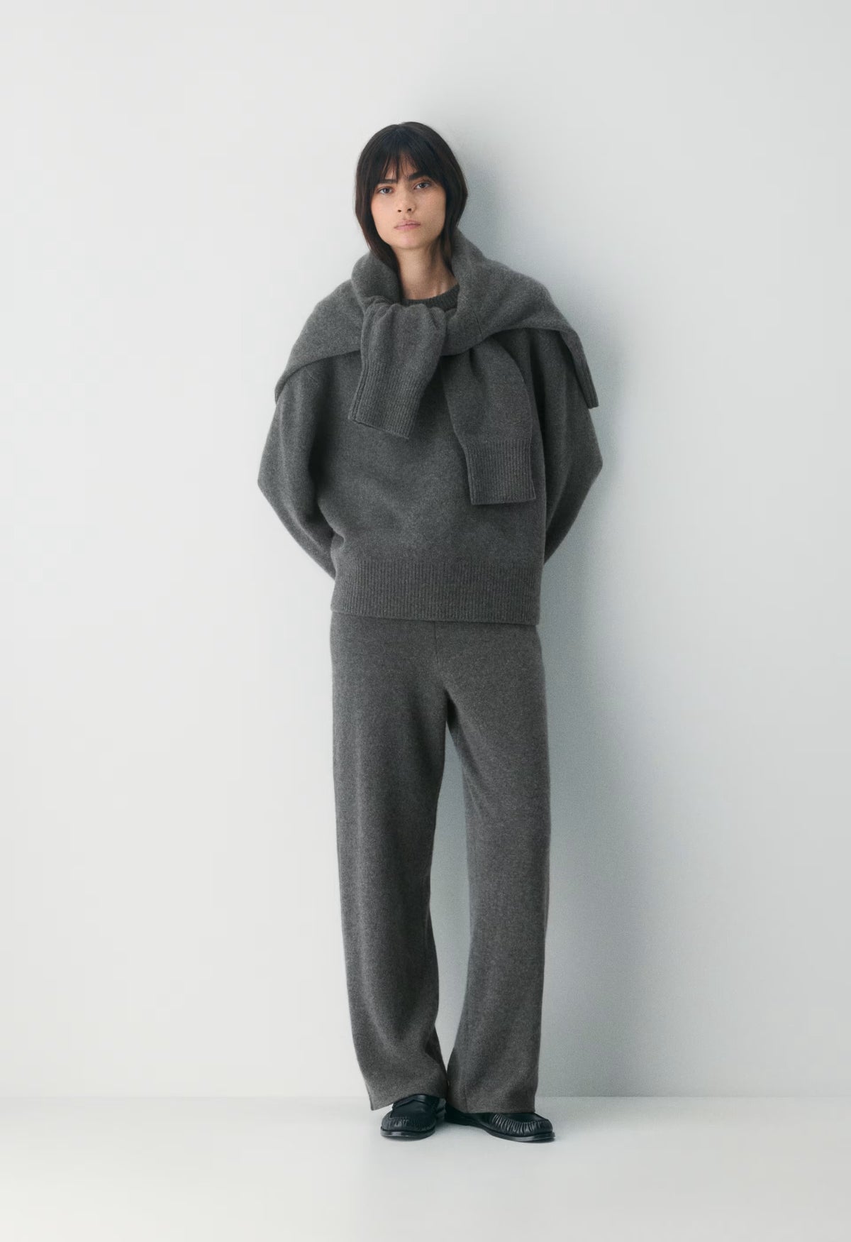 Essential Cashmere Appraisal Pant - HEATHER CHARCOAL