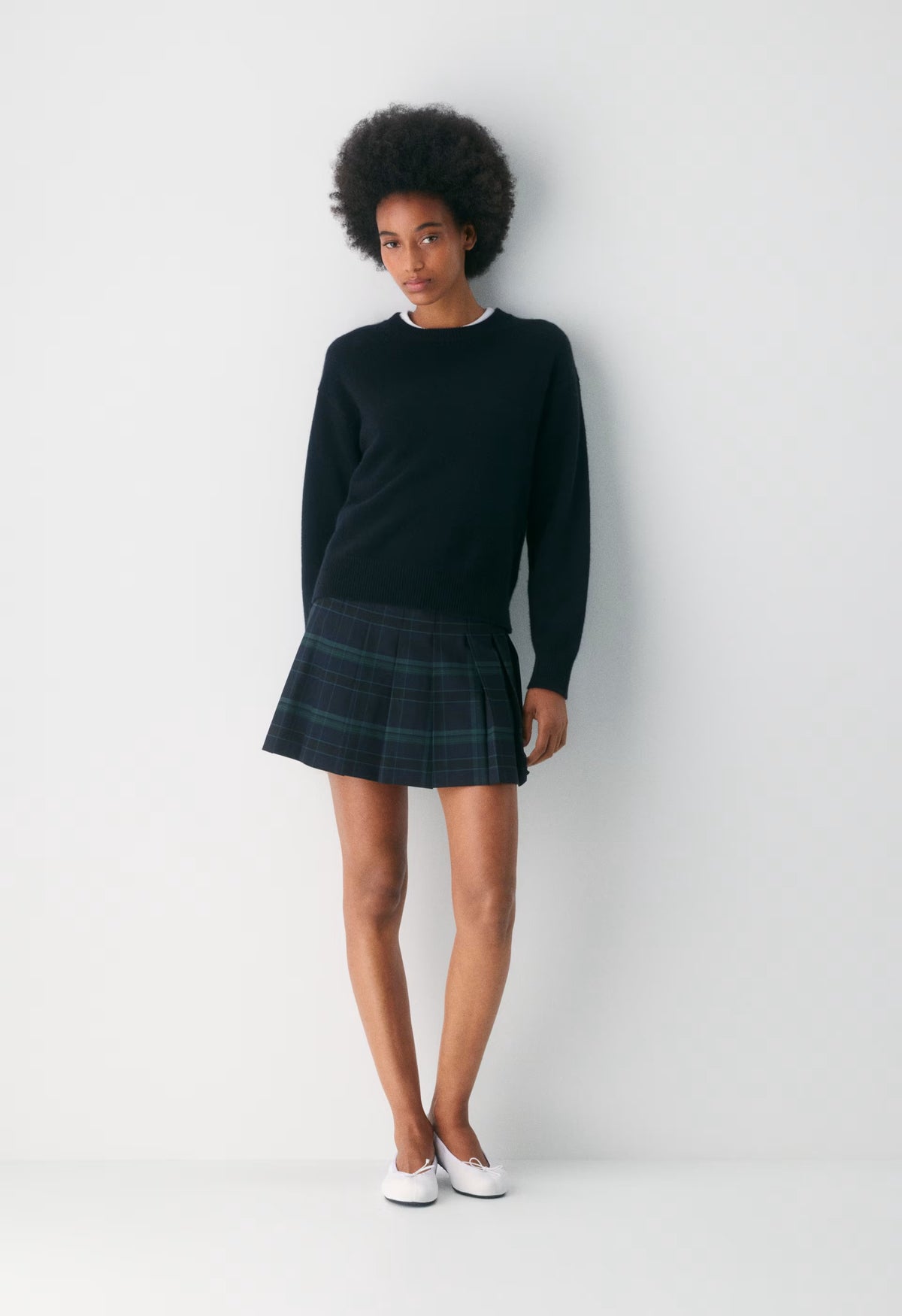 Olive Micro Skirt - DELILAH CHK ADML/BLK