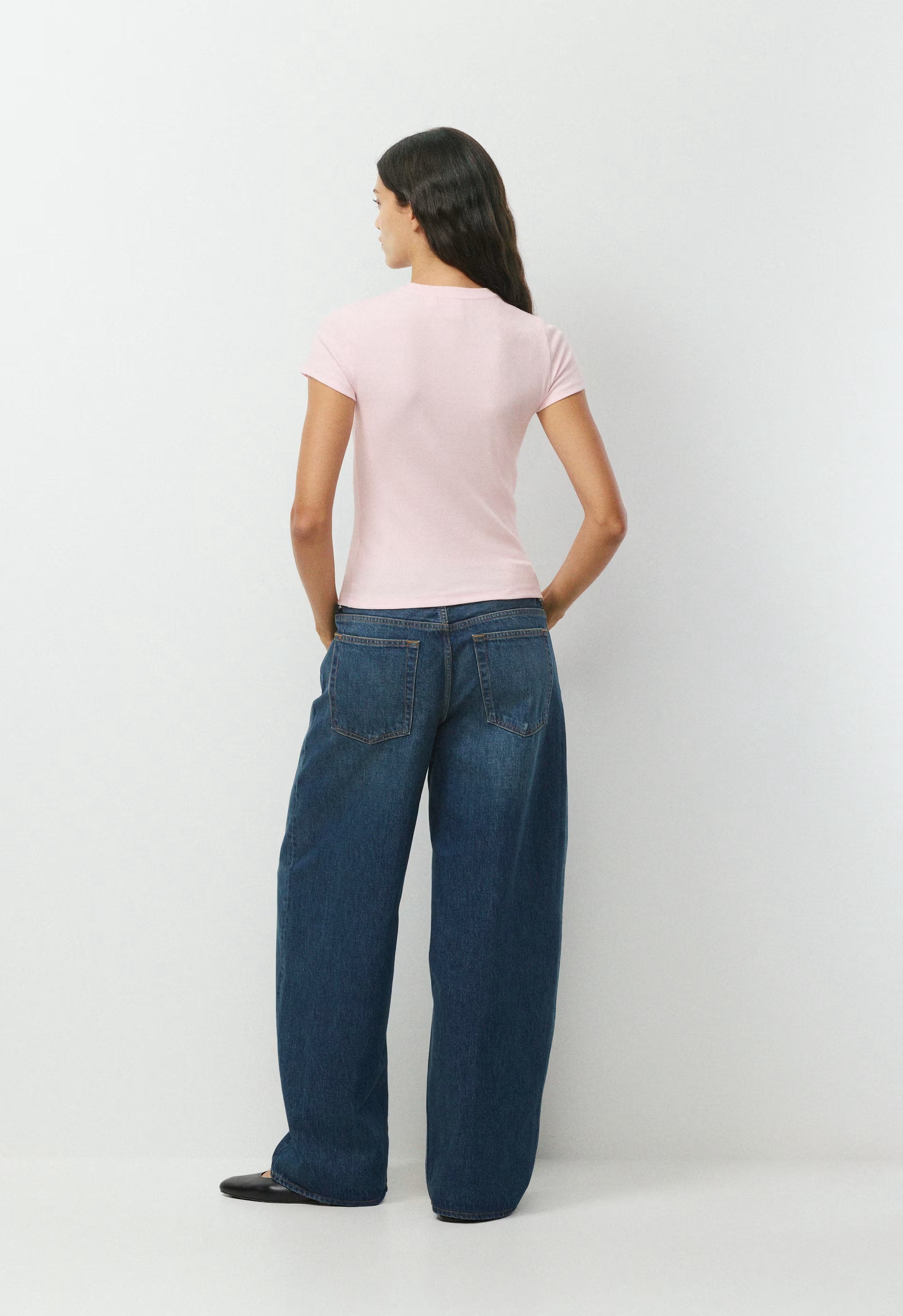 HomeStretch™ Rib Tune T-Shirt - MAGNOLIA
