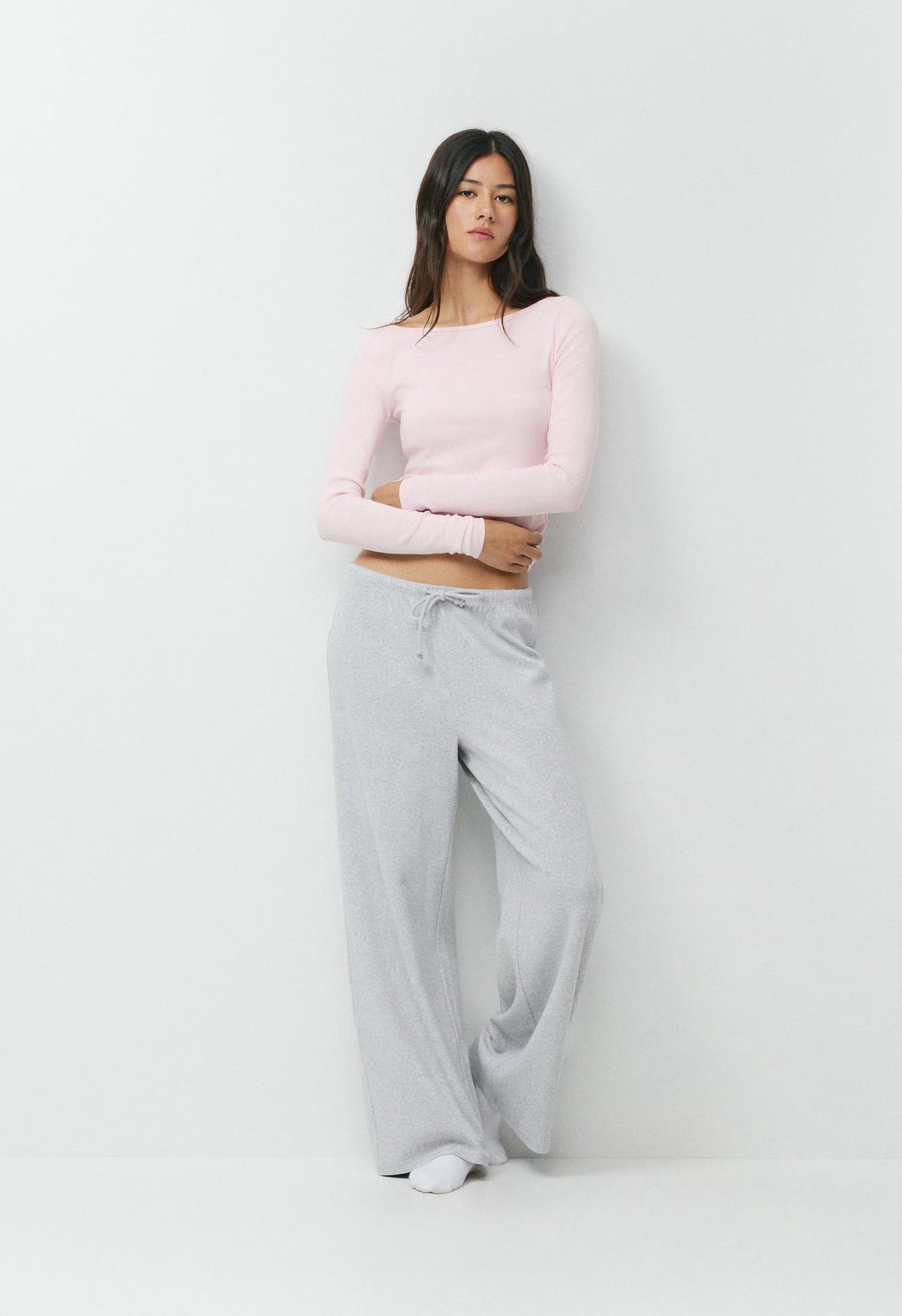 HomeStretch™ Rib Airwave Longsleeve - MAGNOLIA