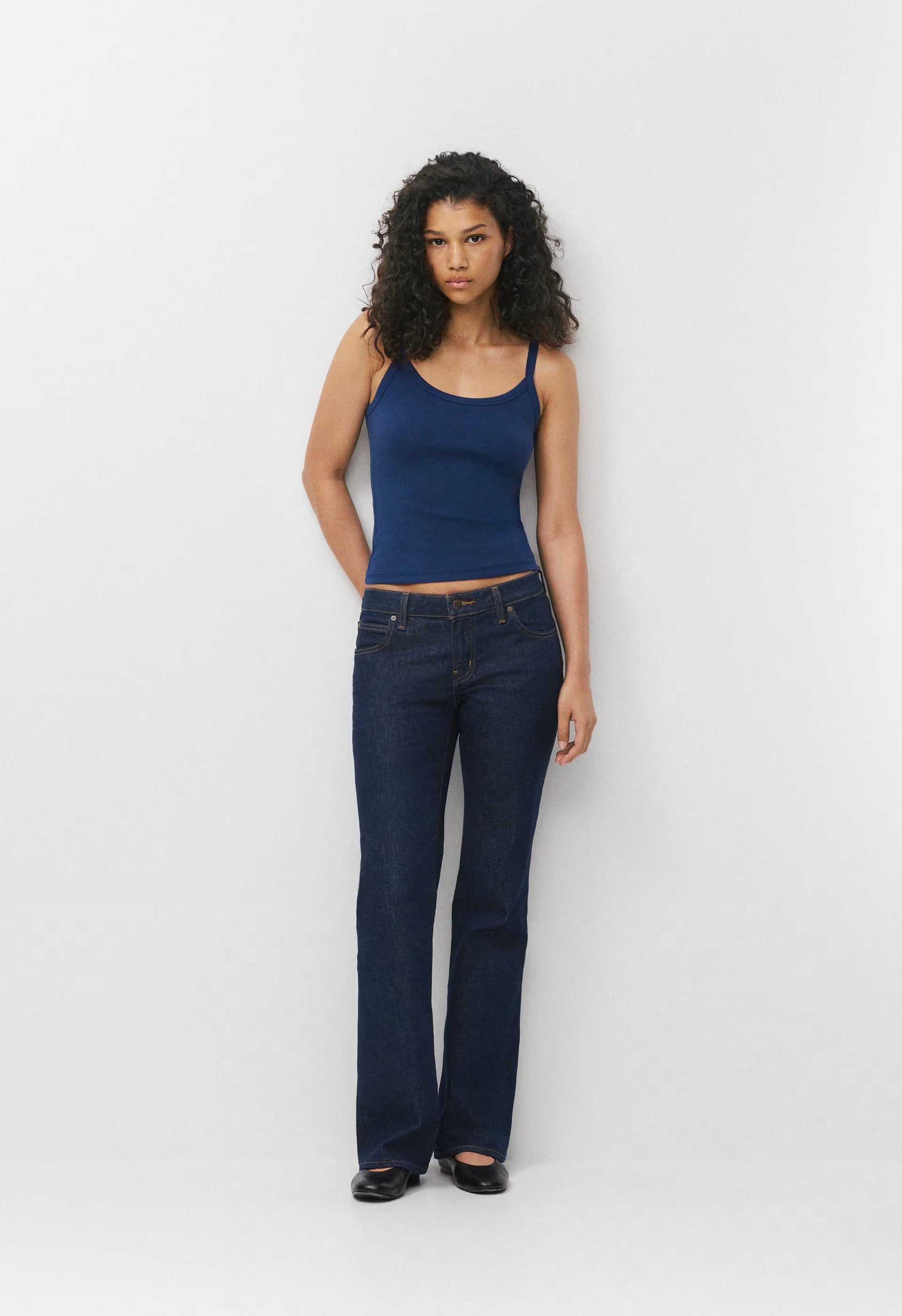 HomeStretch™ Rib Spectrum Cami Tank - BYRON BLUE