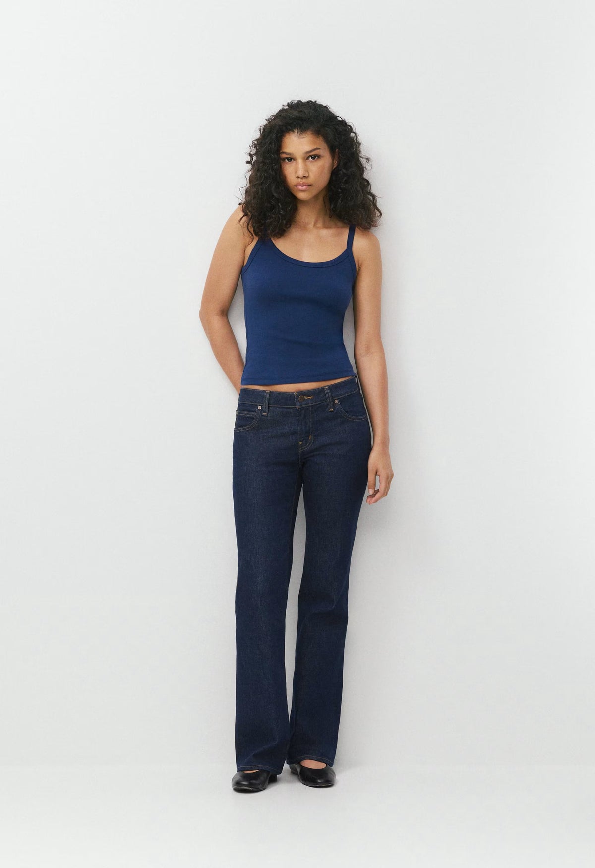 HomeStretch™ Rib Spectrum Cami Tank - BYRON BLUE