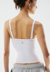 BUTTER Tumbler Tank - BRIGHT WHITE