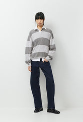 Mighty Cotton™ Lomu Polo - HTHR CHRM/ HTHR DK GRY