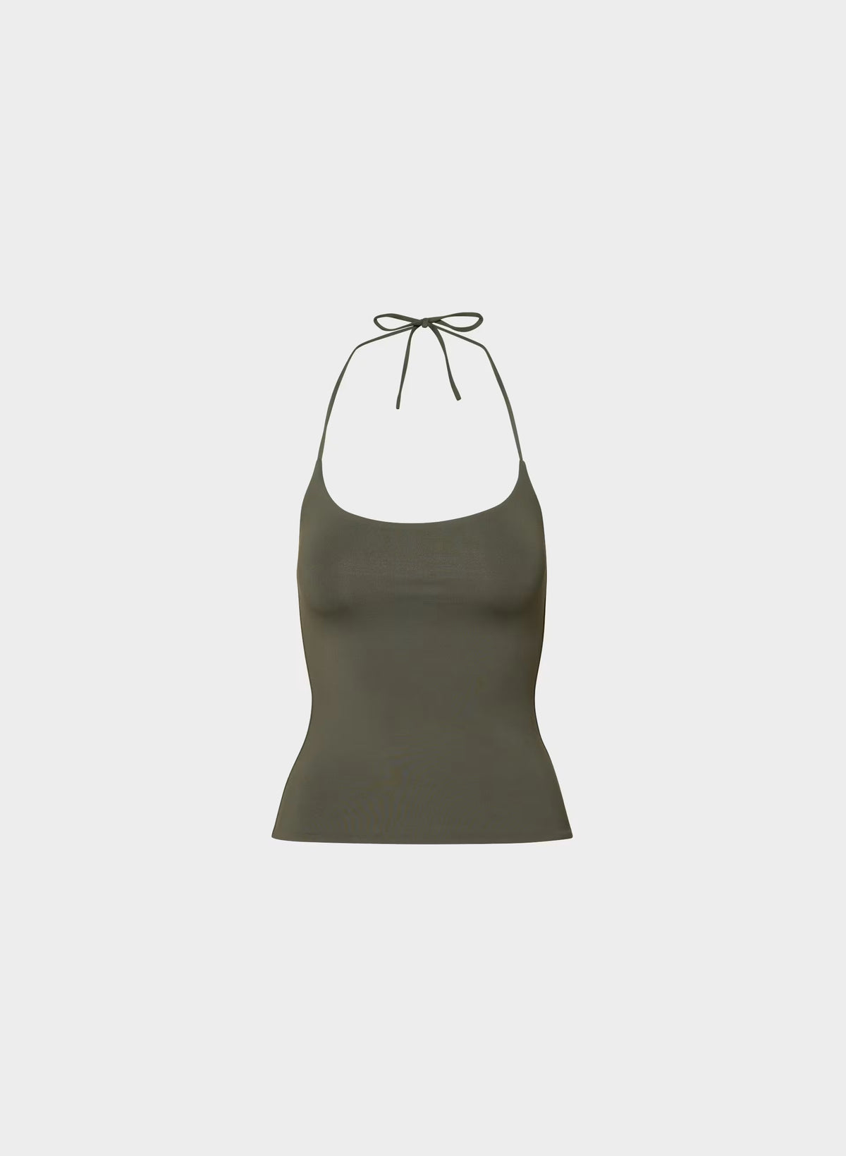Original Contour Grace Halter Top - FLINT GREEN