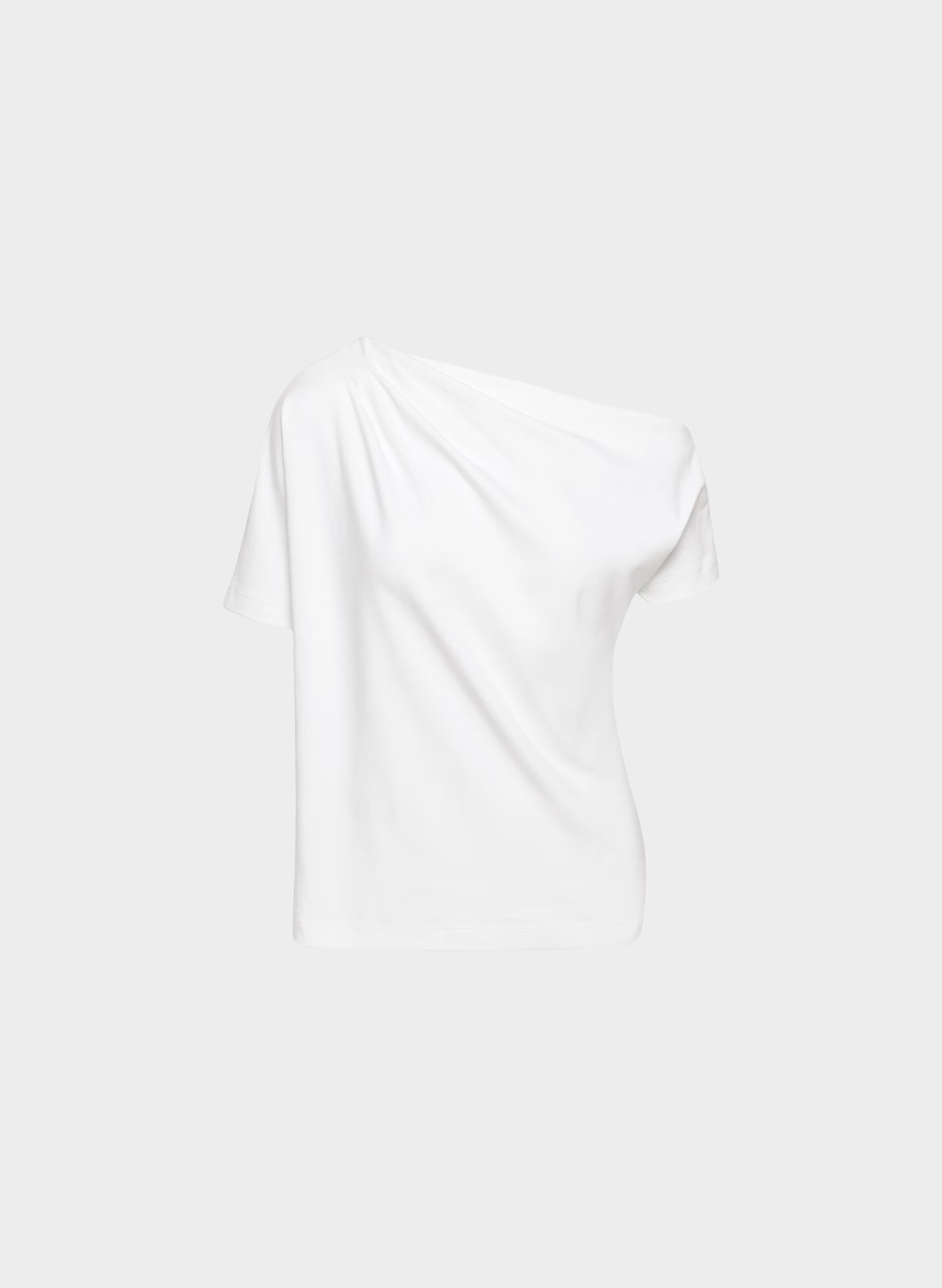 InterLock Cotton Script Top - WHITE