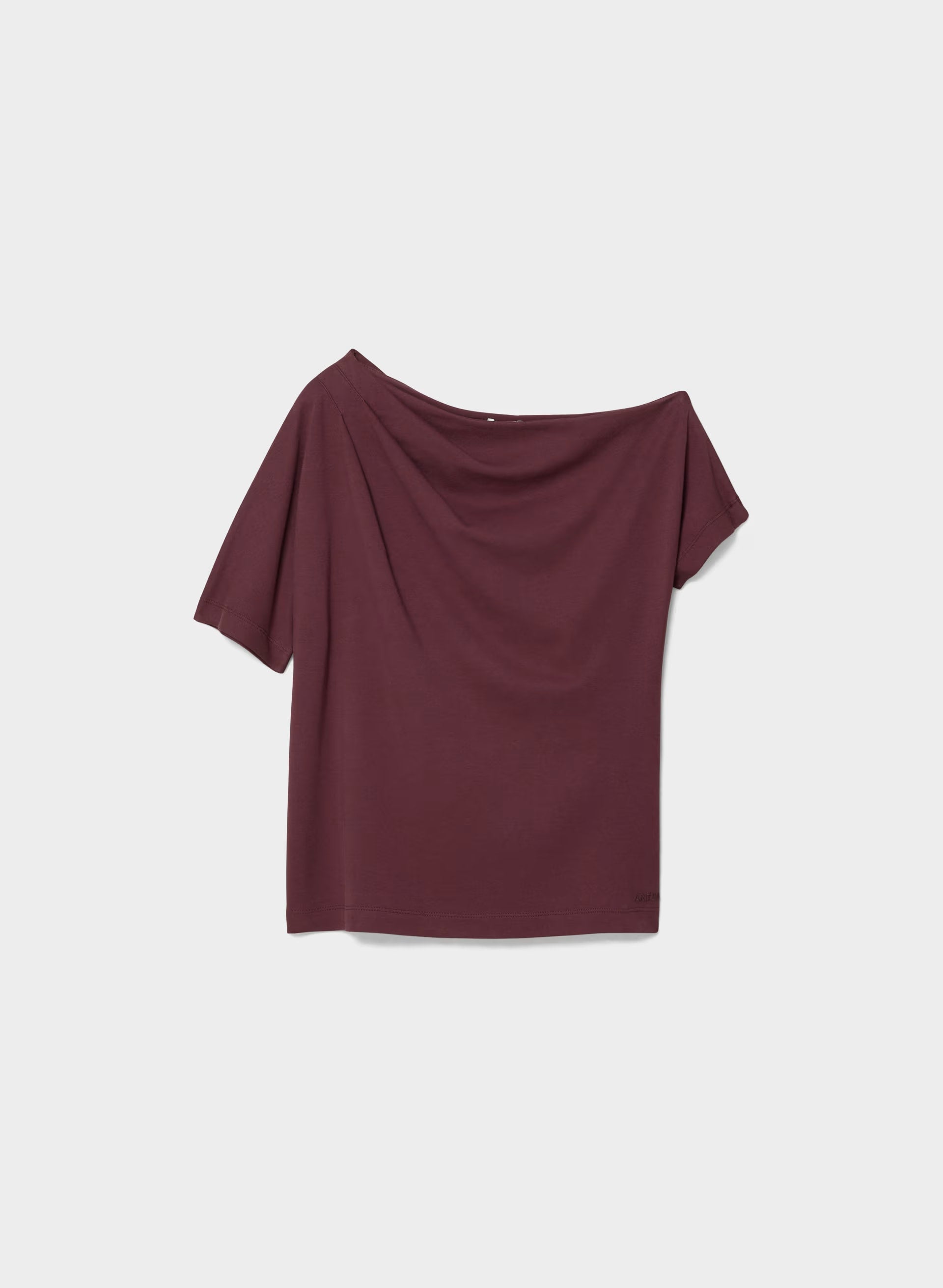 InterLock Cotton Script Top - GALA PLUM