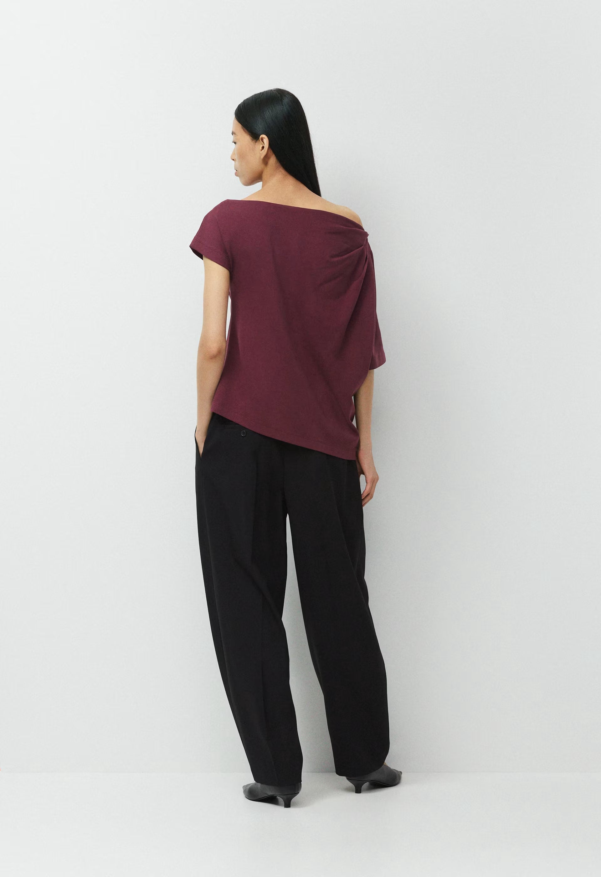 InterLock Cotton Script Top - PANORAMA BLUE
