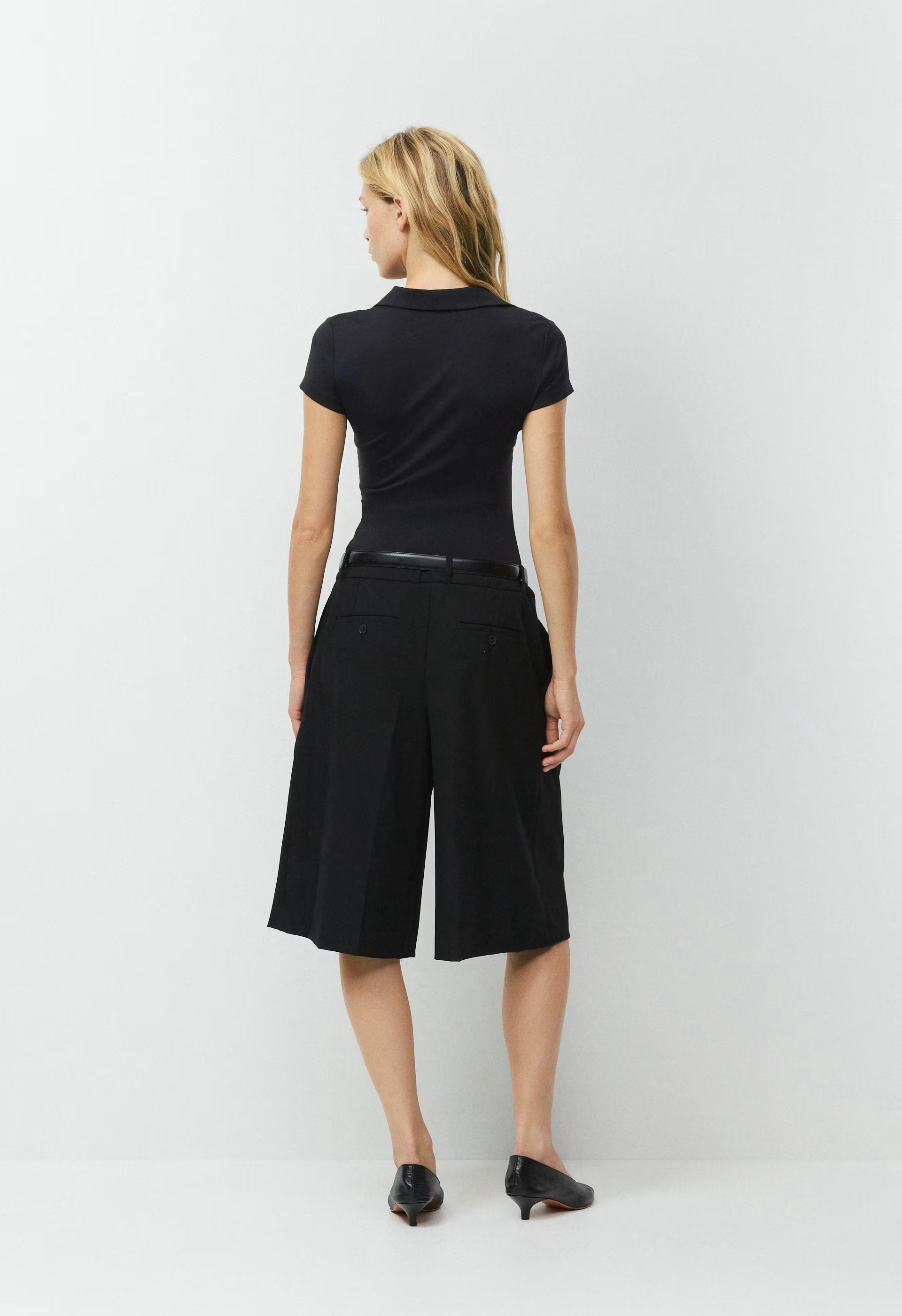 Original Contour Flyer Polo T-Shirt - BLACK