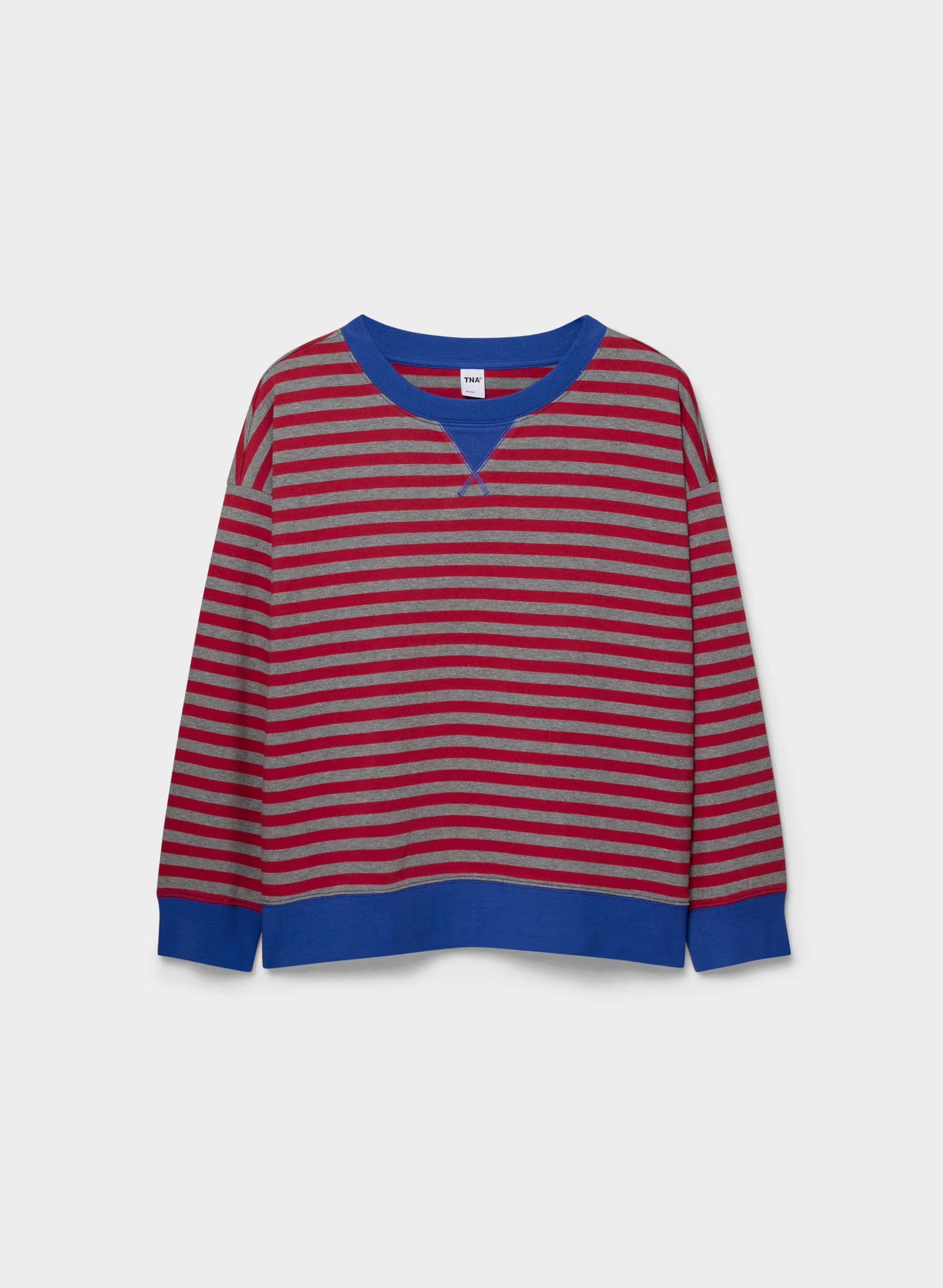 Mighty Cotton™ Wicket Longsleeve - ORNATE RED/HTR DK GREY