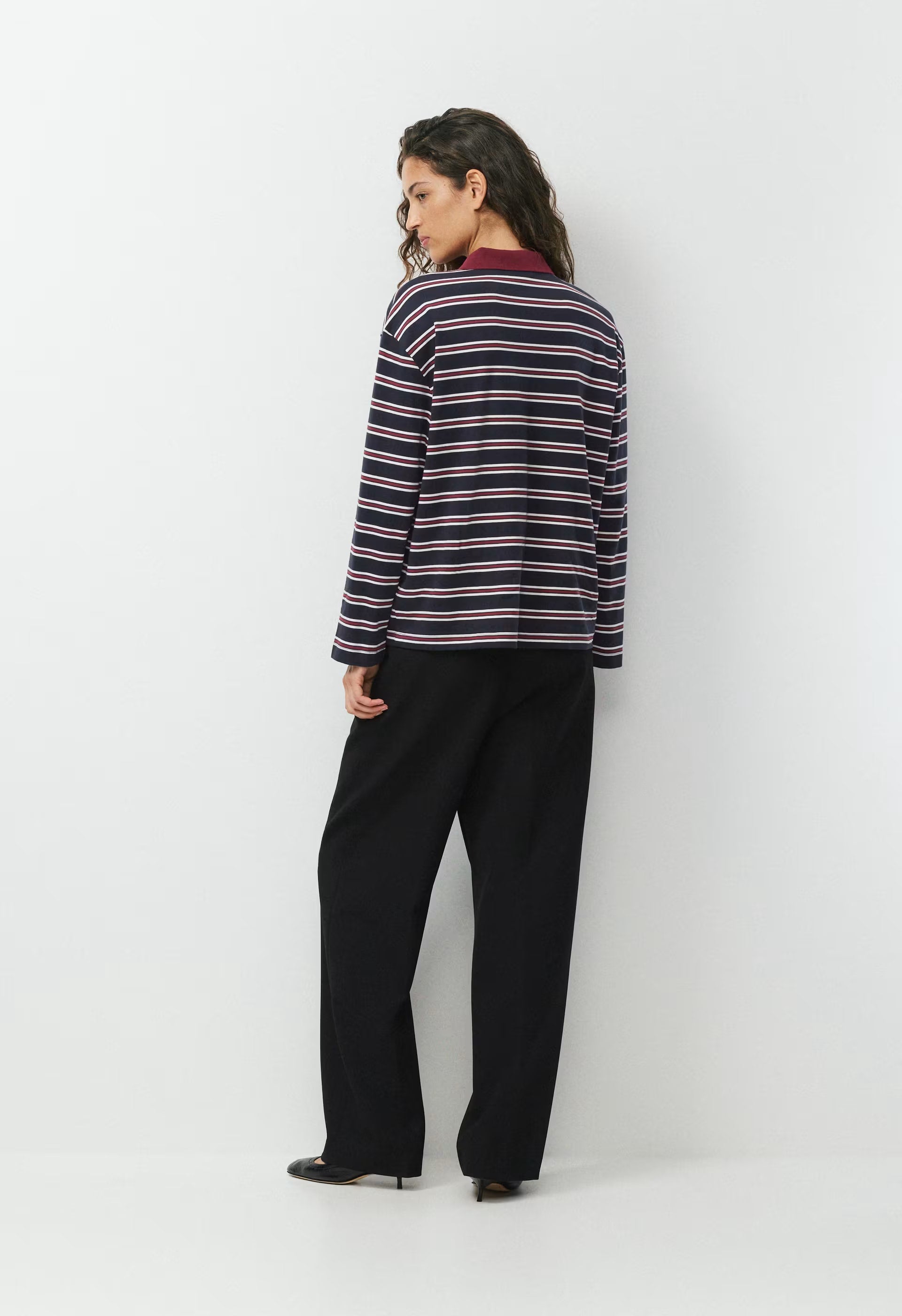 InterLock Cotton Eton Longsleeve - CORDOVAN
