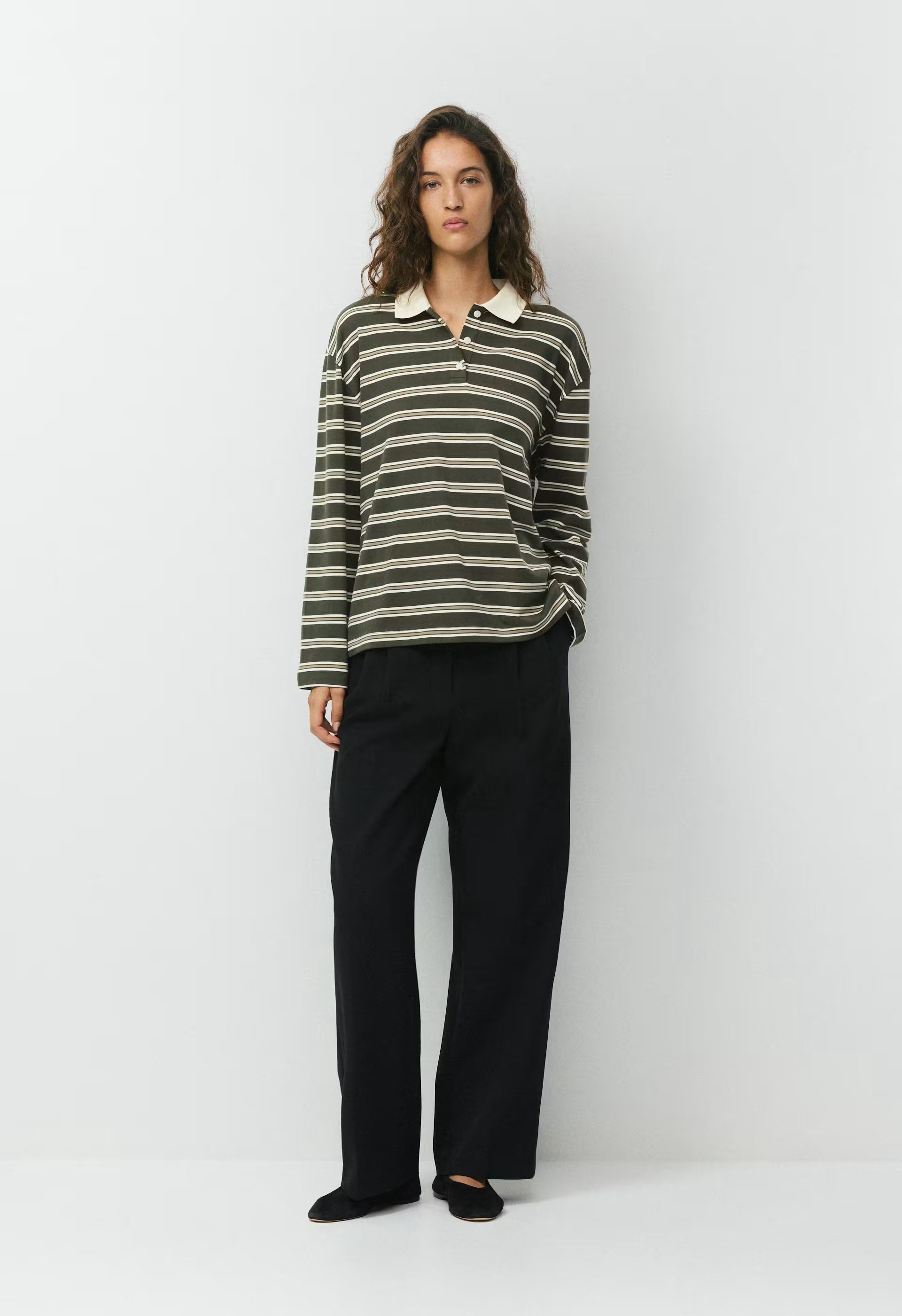 InterLock Cotton Eton Longsleeve - FLINT GRN/NMD TAUP