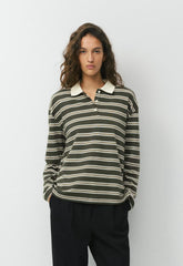 InterLock Cotton Eton Longsleeve - FLINT GRN/NMD TAUP