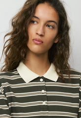 InterLock Cotton Eton Longsleeve - FLINT GRN/NMD TAUP