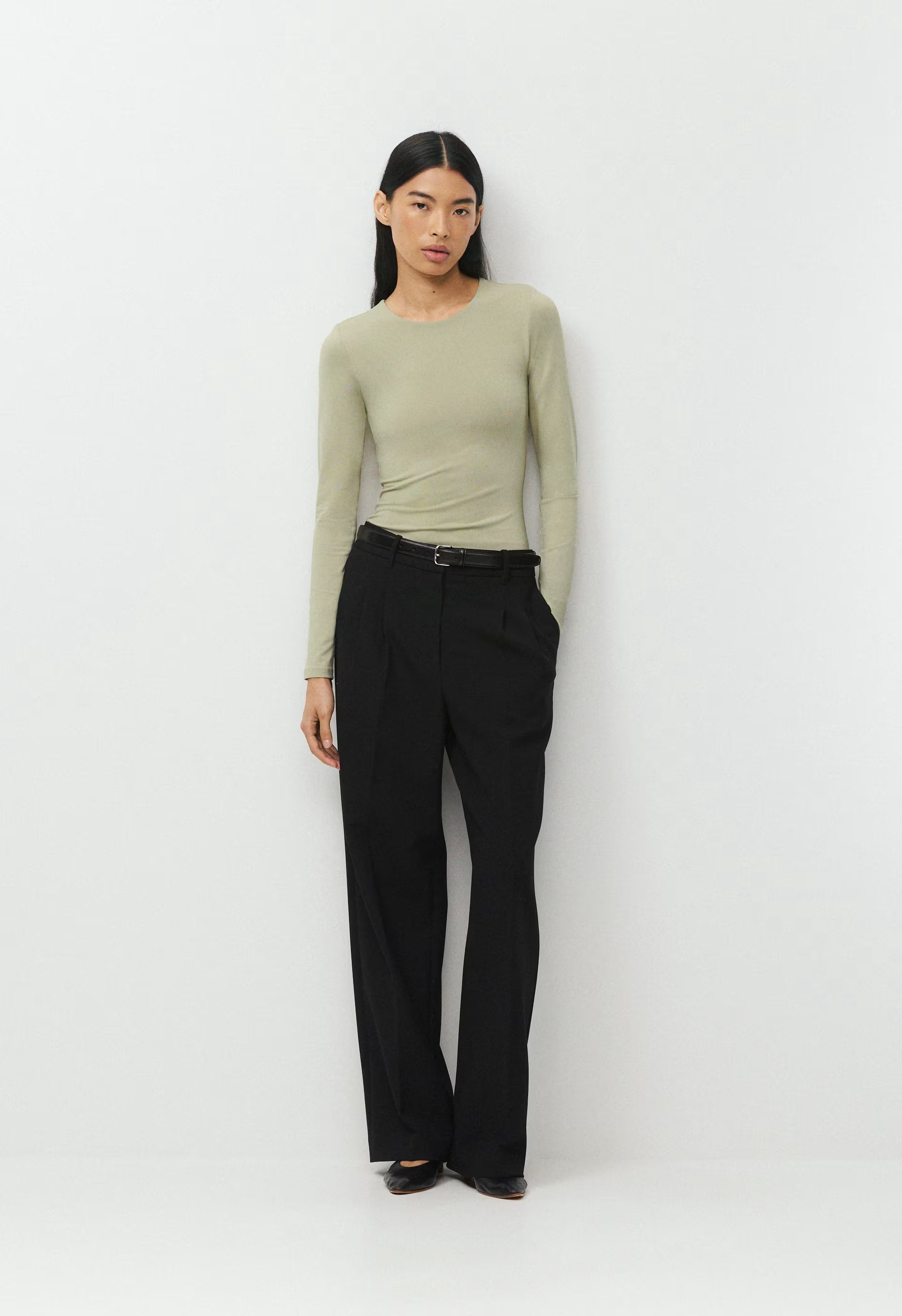 Original Contour Splendid Crew Longsleeve - MARTINI OLIVE