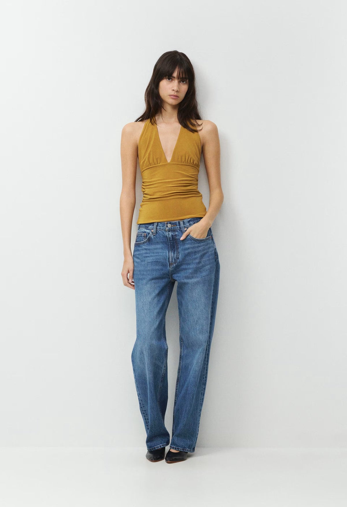 Smooth Matter™ Wylder Halter Top - SHERRY OCHRE